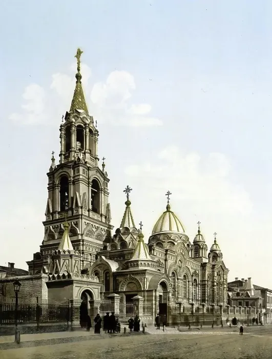 Framed Print : St. Demitry Cathedral of Kharkov, Kharkiv, Kharkiv, Ukraine, Russia, c. 1890, Historic, digitally enhanced reproduction of a photochrome print of the period Framed Print : St. Demitry Cathedral of Kharkov, Kharkiv, Kharkiv, Ukraine, Russia, c. 1890, Historic, digitally enhanced reproduction of a photochrome print of the period