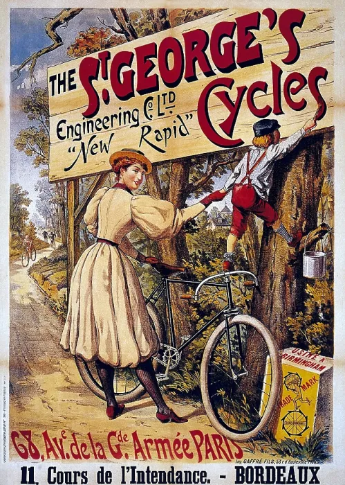 Framed Print : St. George's Cycles Framed Print : St. George's Cycles