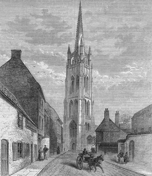 Louth. St. James Church, Louth, Lincolnshire, circa 1800