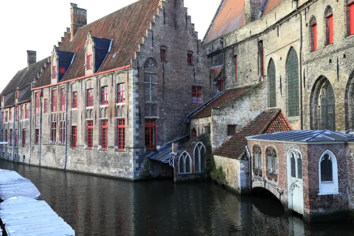 Framed Print : St Jans Hospital buildings, Bruges City Framed Print : St Jans Hospital buildings, Bruges City