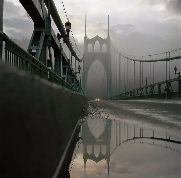Framed Print : St. Johns Bridge, Portland, Oregon Framed Print : St. Johns Bridge, Portland, Oregon