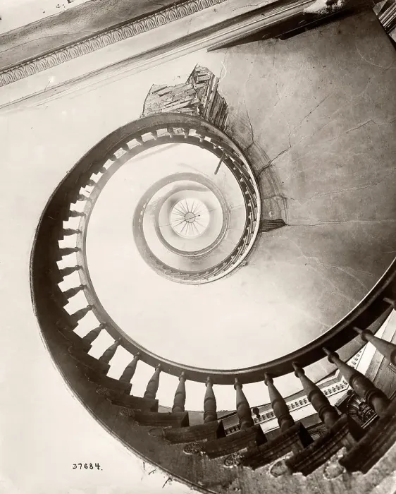 Framed Print : St. Louis Hotel's Winding Staircase Framed Print : St. Louis Hotel's Winding Staircase