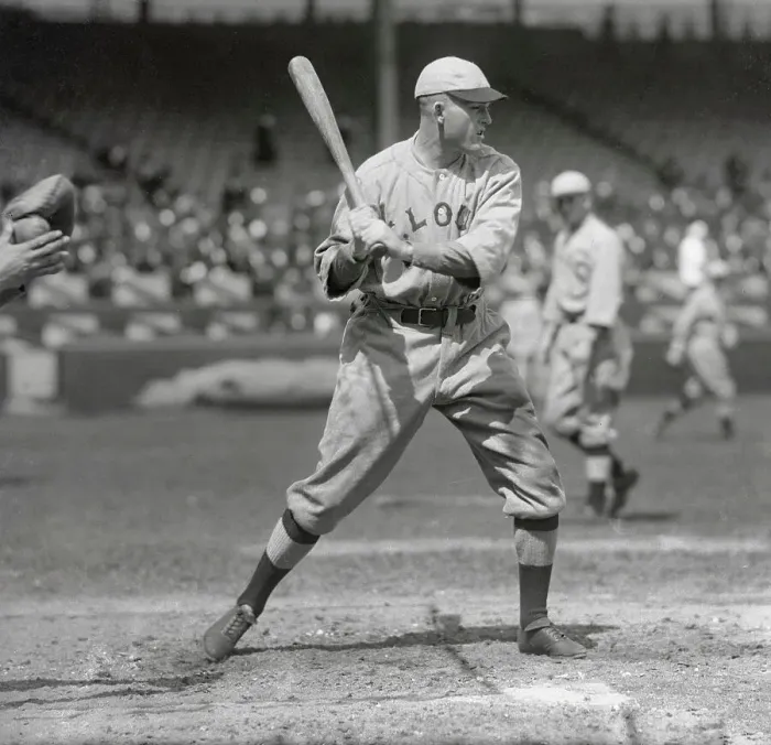 Framed Print : St Louis Slugger Rogers Hornsby During Batting Action Framed Print : St Louis Slugger Rogers Hornsby During Batting Action