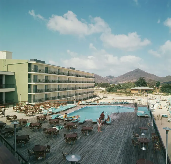 Framed Print : St Maarten Isle Hotel
