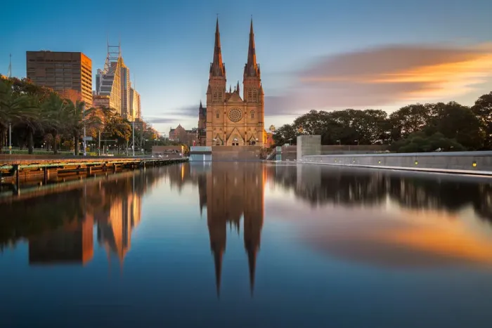 Framed Print : St Marys Cathedral