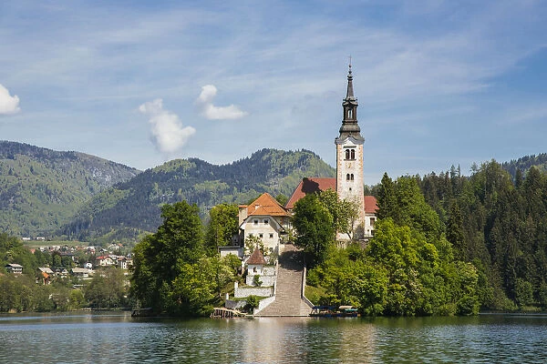 St. Marys church on Bled lake, Slovenia