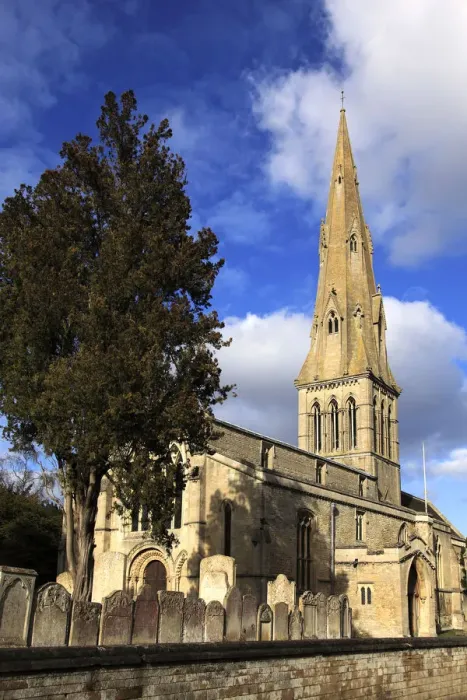 Framed Print : St Marys church, Ketton village Framed Print : St Marys church, Ketton village