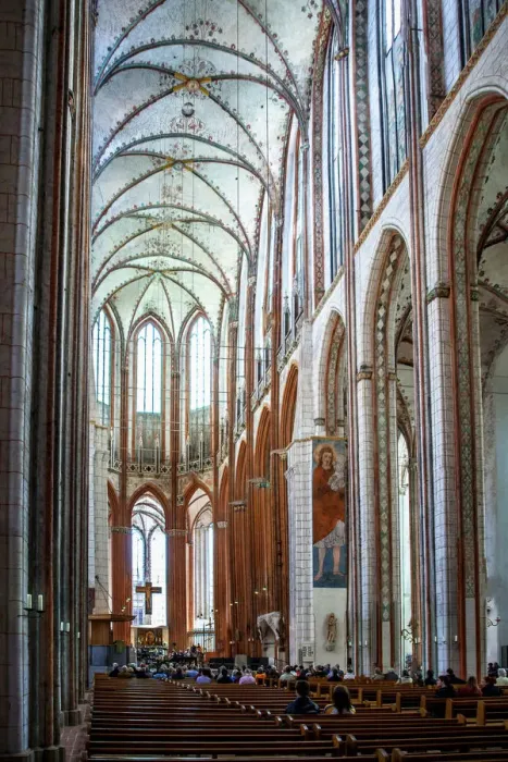 Framed Print : St Marys Church Lubeck