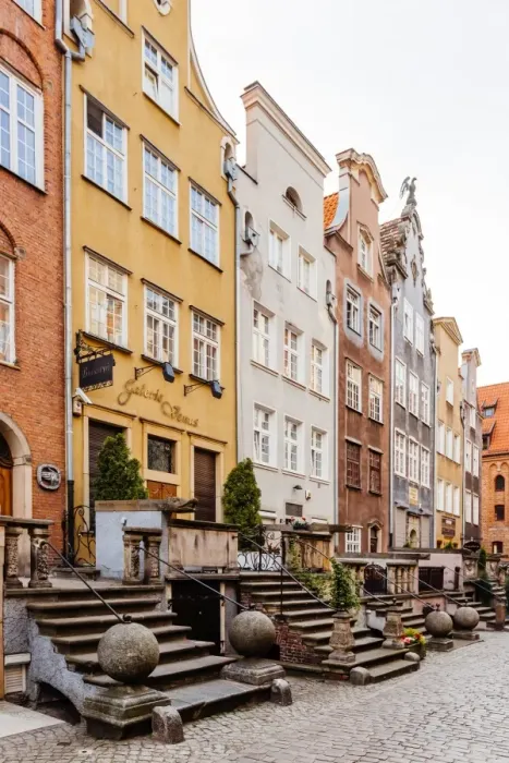 Framed Print : St Marys Street (Ulica Mariacka) in Gdansk, Poland