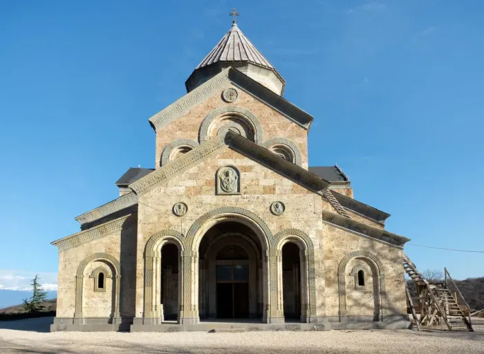 Framed Print : St. Nino church at Bodbe monastery, Sighnaghi, Georgia Framed Print : St. Nino church at Bodbe monastery, Sighnaghi, Georgia