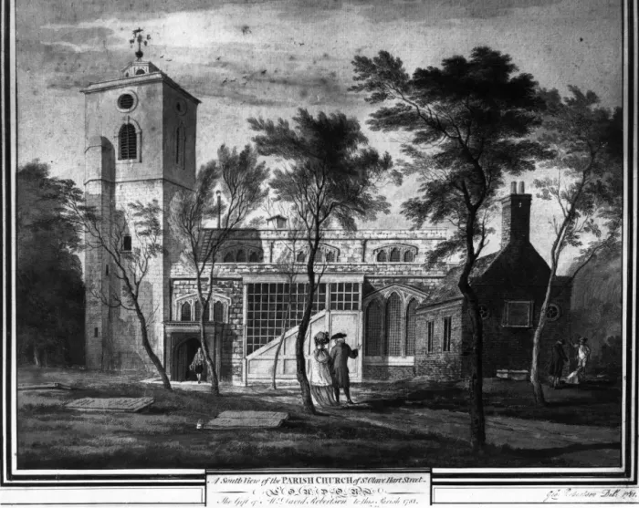 Framed Print : St Olaves Hart St Framed Print : St Olaves Hart St