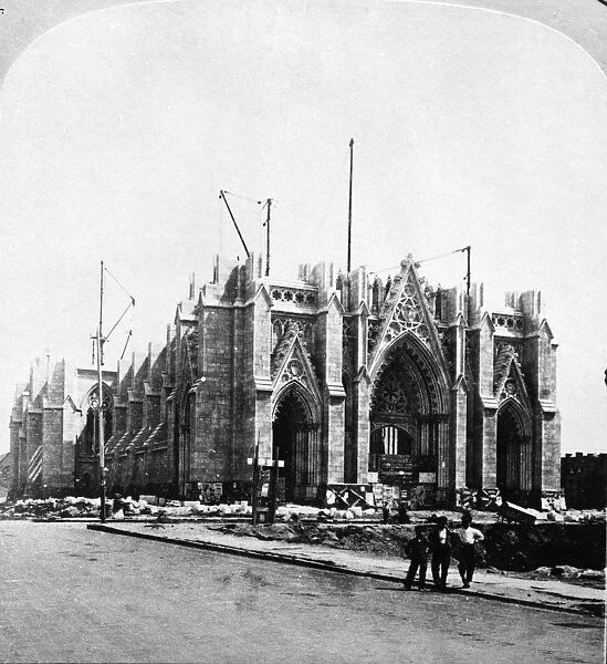 St. Patricks Cathedral Under Construction