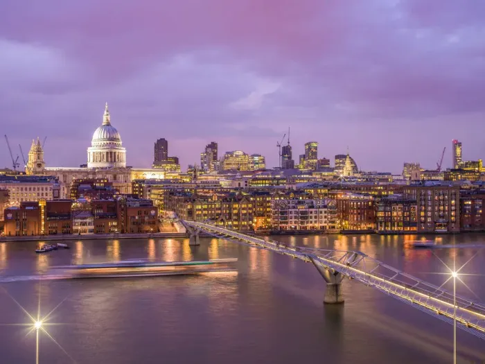 Framed Print : St Pauls Cathedral and Millennium Footbridge Framed Print : St Pauls Cathedral and Millennium Footbridge