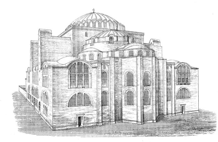 Framed Print : St. Sophia Church, east side Framed Print : St. Sophia Church, east side