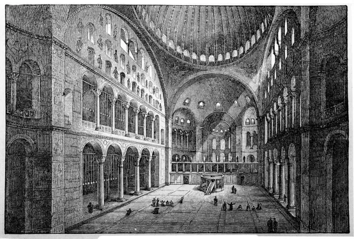 Framed Print : St. Sophia Church interior