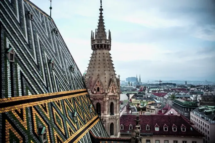 Framed Print : St. Stephen Cathedral overlooking Vienna Framed Print : St. Stephen Cathedral overlooking Vienna