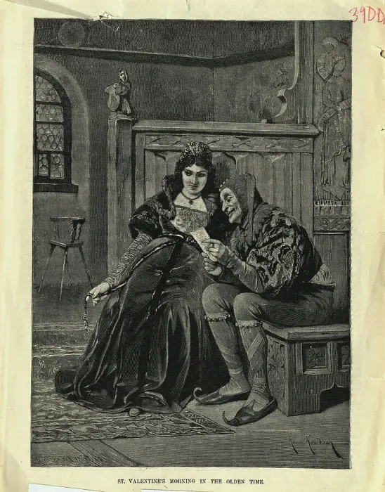 Framed Print : St Valentine'S In The Olden Time Framed Print : St Valentine'S In The Olden Time