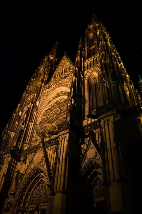 Framed Print : St. Vitus cathedral at night Framed Print : St. Vitus cathedral at night
