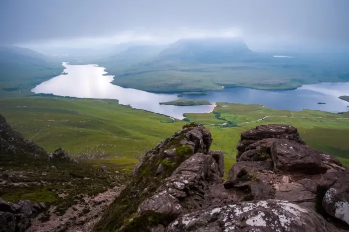 Framed Print : Top of Stac Pollaidh, Highland Framed Print : Top of Stac Pollaidh, Highland