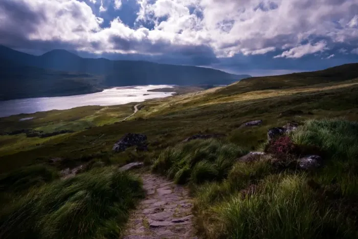 Framed Print : Stac Pollaidh walk, Highland