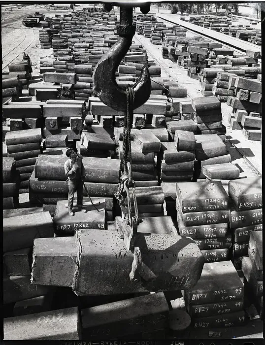 Framed Print : Stack Of Steel In California Framed Print : Stack Of Steel In California