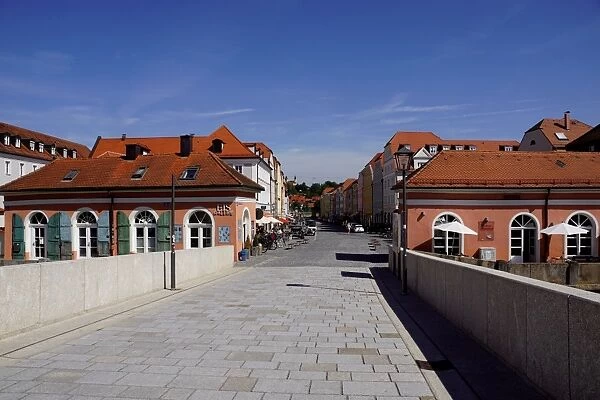 Stadtamhof, famous neighborhood in Regensburg, Germany