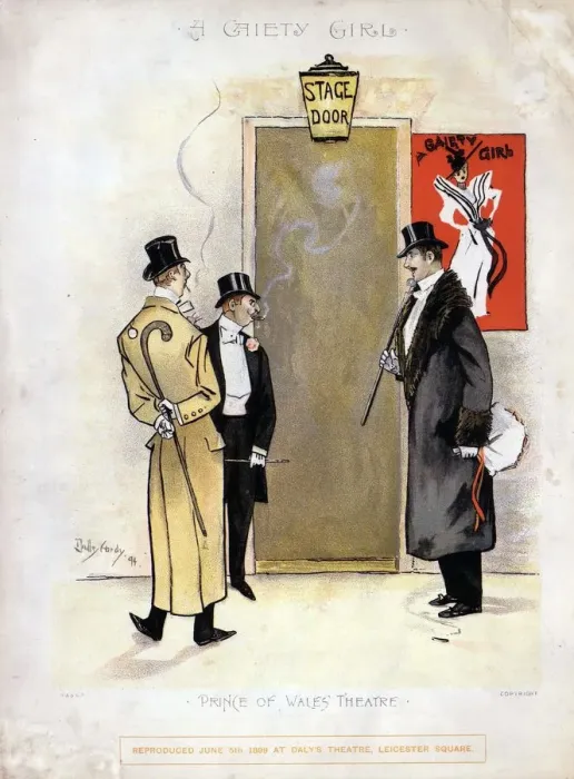 Framed Print : Stage Door Johnnies Framed Print : Stage Door Johnnies
