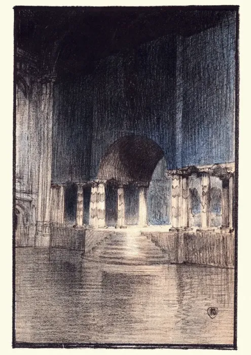 Framed Print : Stage in the Guildhall, London, 1900 Framed Print : Stage in the Guildhall, London, 1900