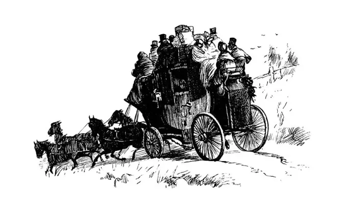 Framed Print : Stagecoach journey Framed Print : Stagecoach journey