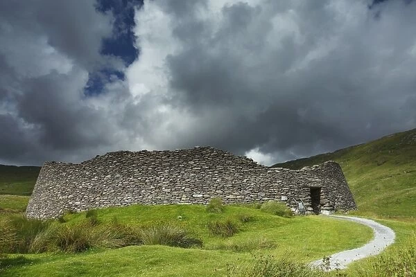 Staigue stone fort on the Wild Atlantic way coastal route