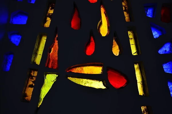 Stained the Catholic church window