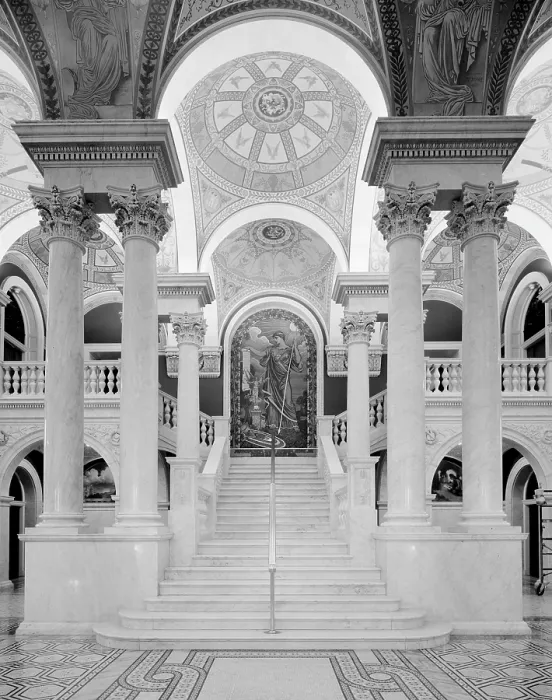 Framed Print : Stair in Great Hall of Library of Congress Thomas Jefferson Building, Washington, D.C Framed Print : Stair in Great Hall of Library of Congress Thomas Jefferson Building, Washington, D.C