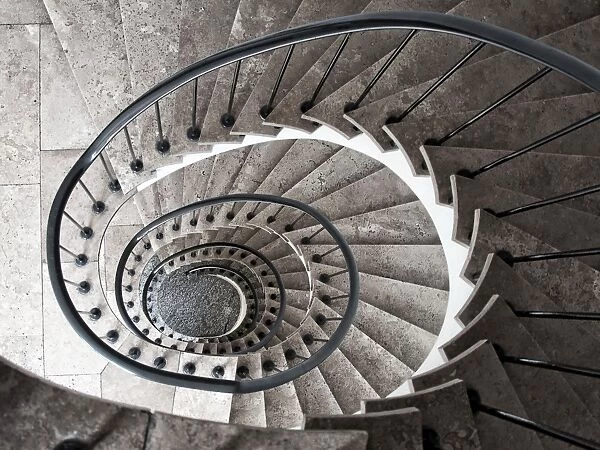 Stairs forming spiral