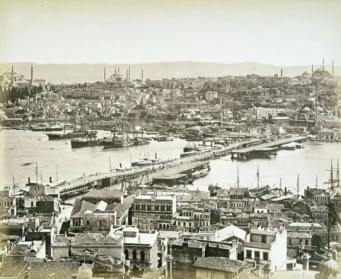 Framed Print : Stamboul, Golden Horn and Galata, Constantinople, today Istanbul, 1870, Turkey, Historical, digitally restored reproduction from a 19th century original Framed Print : Stamboul, Golden Horn and Galata, Constantinople, today Istanbul, 1870, Turkey, Historical, digitally restored reproduction from a 19th century original
