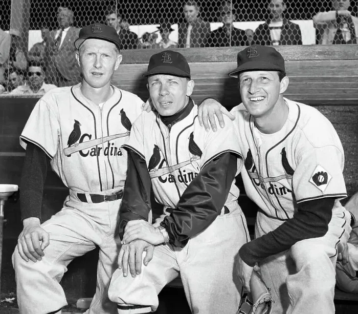 Framed Print : Stan Musial, Eddie Stanky, R.Schoendiest Framed Print : Stan Musial, Eddie Stanky, R.Schoendiest