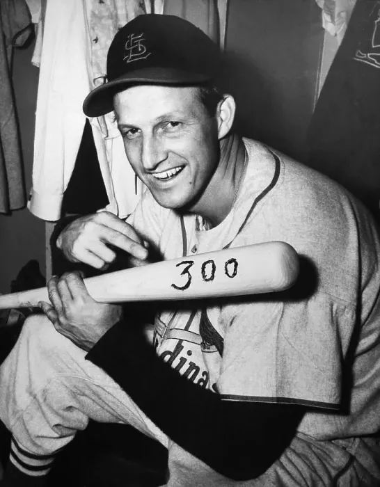 Framed Print : Stan Musial Holds Bat; 300Th Home Run Framed Print : Stan Musial Holds Bat; 300Th Home Run