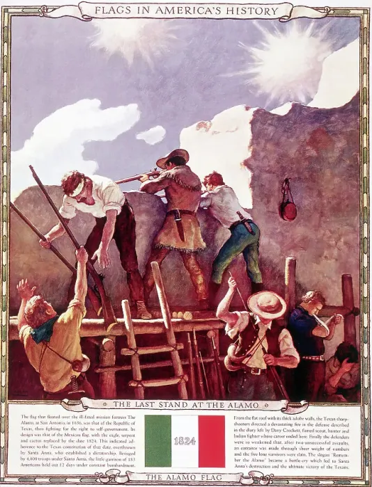 Framed Print : The Last Stand at The Alamo Lithograph Framed Print : The Last Stand at The Alamo Lithograph