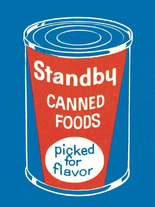 Framed Print : Standby canned foods Framed Print : Standby canned foods