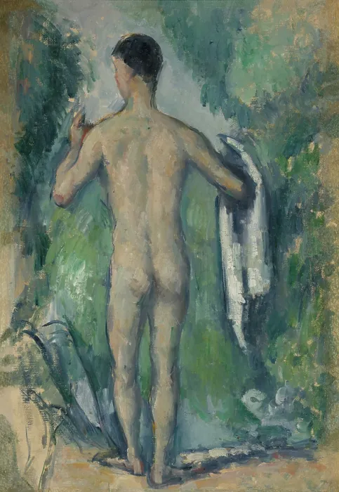 Framed Print : Standing Bather Framed Print : Standing Bather