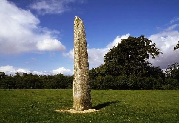 Standing Stone, Irelands Tallest, 19 feet Tall, Punchestown, Ireland