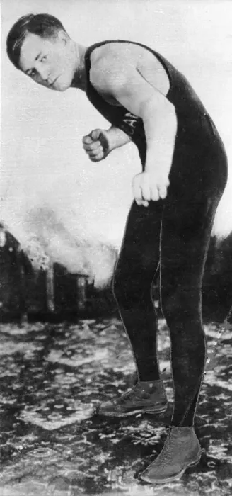 Framed Print : Stanley Ketchel Boxer In Leaning Pose Framed Print : Stanley Ketchel Boxer In Leaning Pose