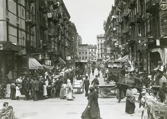 Framed Print : Stanton Street on Lower East Side Framed Print : Stanton Street on Lower East Side