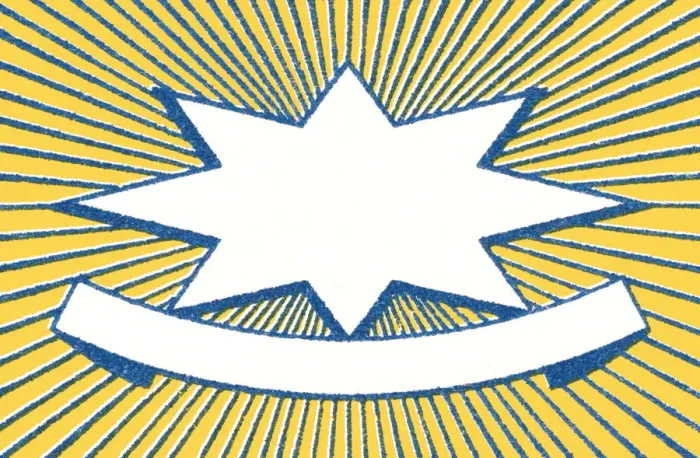 Framed Print : Star and banner Framed Print : Star and banner