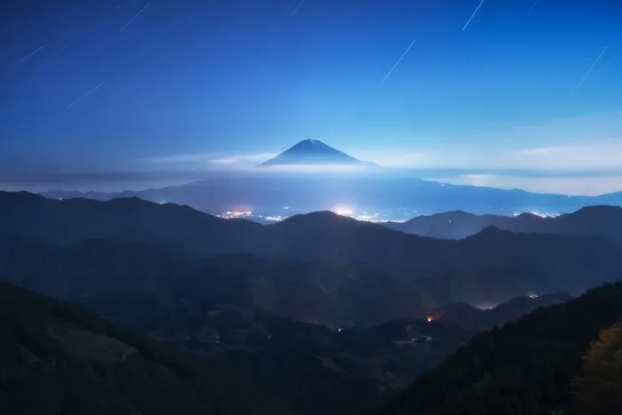 Framed Print : star, fuji, stars, background, mount, shooting, beautiful, trails, view, light, scenery Framed Print : star, fuji, stars, background, mount, shooting, beautiful, trails, view, light, scenery