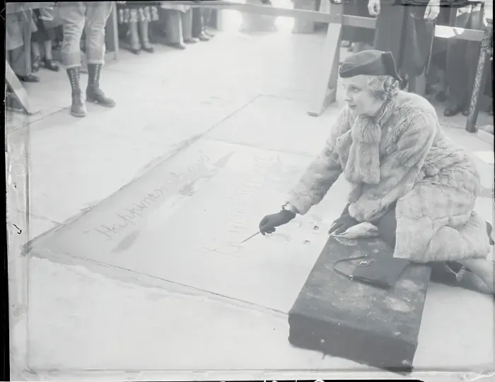 Framed Print : Star Inscribing Name in Cement Framed Print : Star Inscribing Name in Cement