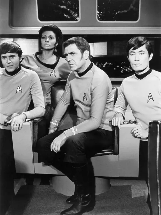 Framed Print : Star Trek Crew Framed Print : Star Trek Crew