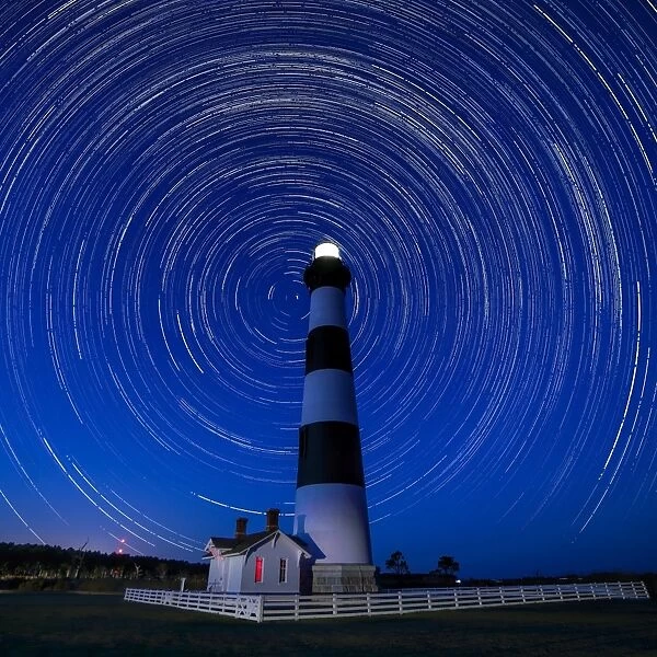 A Starry Night at Bodie Island Light House