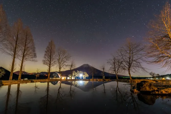 Framed Print : Starry night of Mt. Fuji Framed Print : Starry night of Mt. Fuji