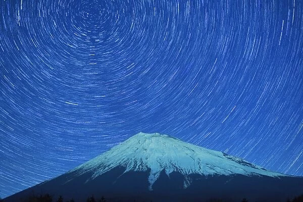 Stars on Mt. Fuji