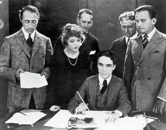 Framed Print : Stars Signing United Artists Contracts Framed Print : Stars Signing United Artists Contracts